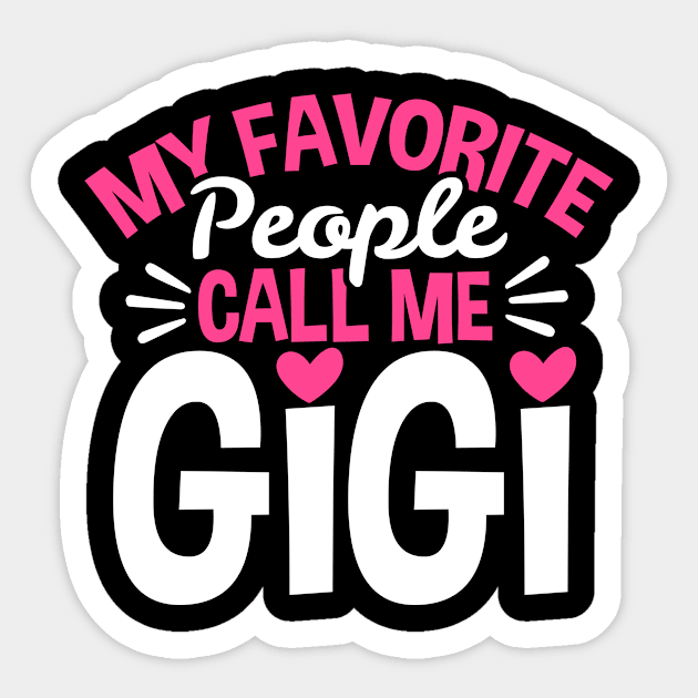 Gigi Grandma Mother's Day Sticker by KAWAIITEE